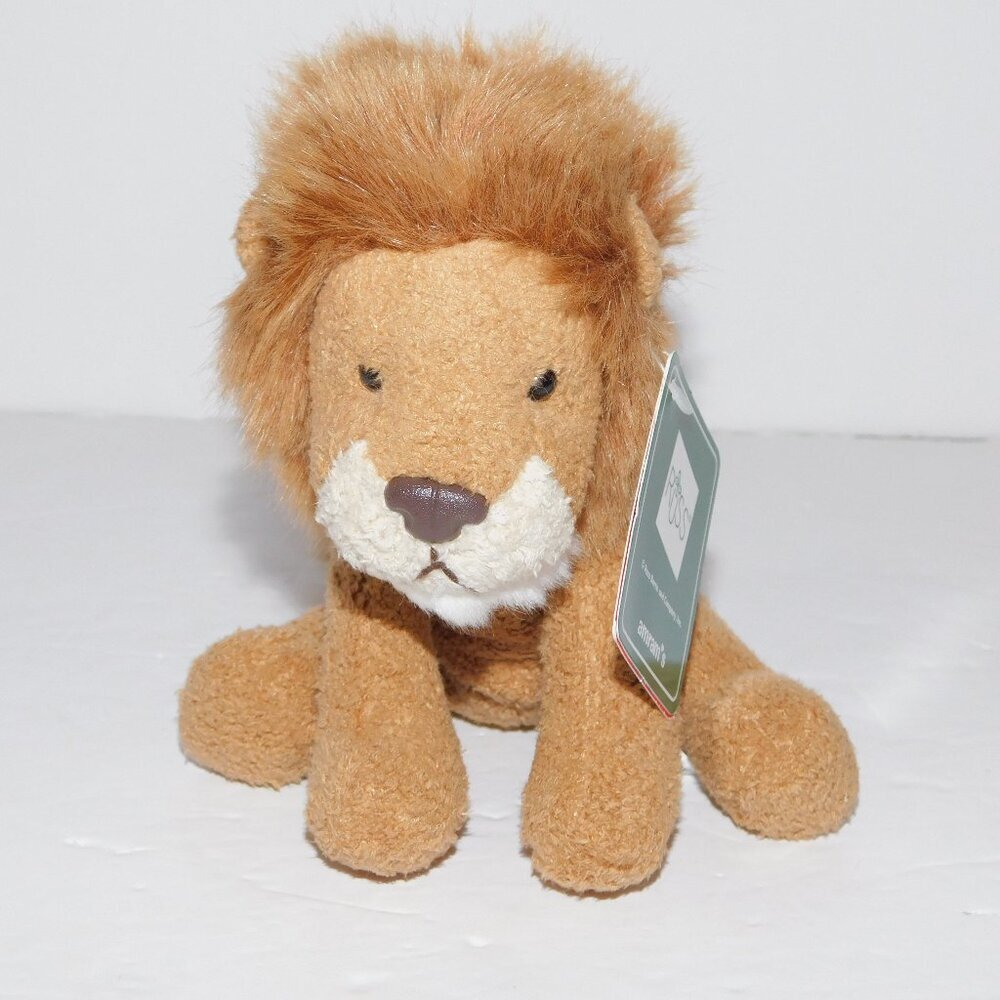 Russ Luv Pets Brown Lion CAIRO Bean Bag Plush Stuffed New w Tag Chamois Feel